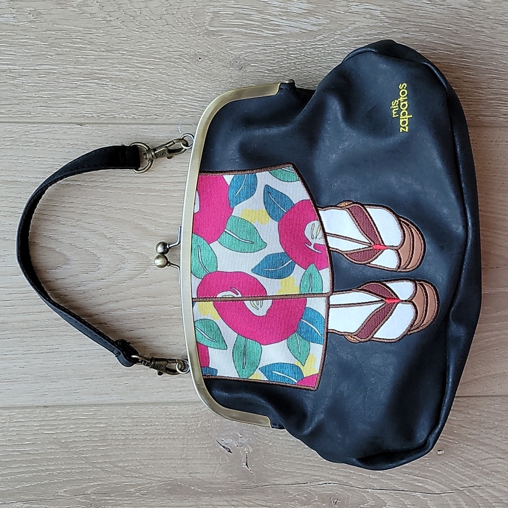 *nwt* mis zapatos kimono 3-way shoulder bag - Picture 2 of 14